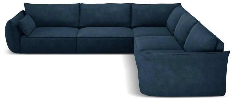 Sötétkék sarokkanapé (variálható) Vanda – Mazzini Sofas