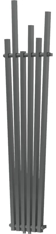 Mexen Omaha dekoratív radiátor 1800 x 420 mm, 655 W, antracit - W208-1800-420-00-66