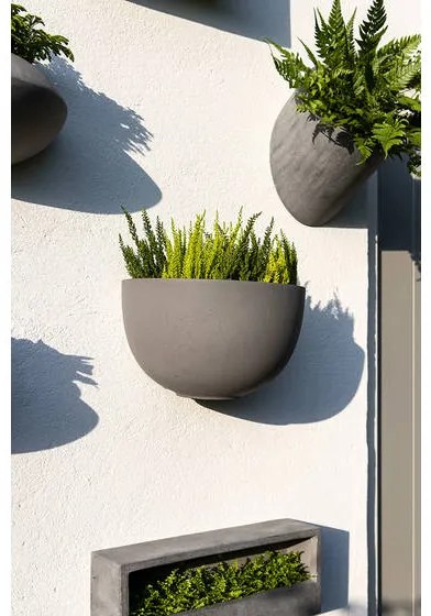 Pottery Pots Mini Dorant Wally ültetőgép, fekete színű, többféle méretben - PotteryPots méret: L - h 16,5 cm