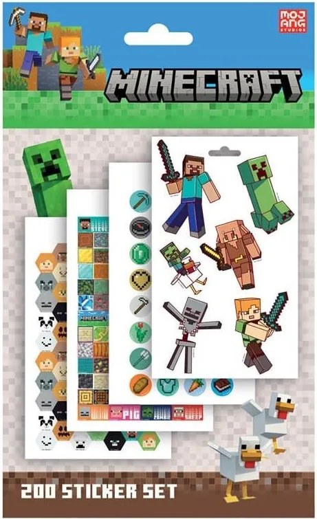 Minecraft Fight matricás album 200 db-os