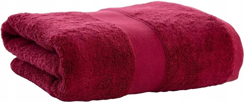 Törölköző 50x90 raspberry málna egyiptomi pamutból 700 g/m2