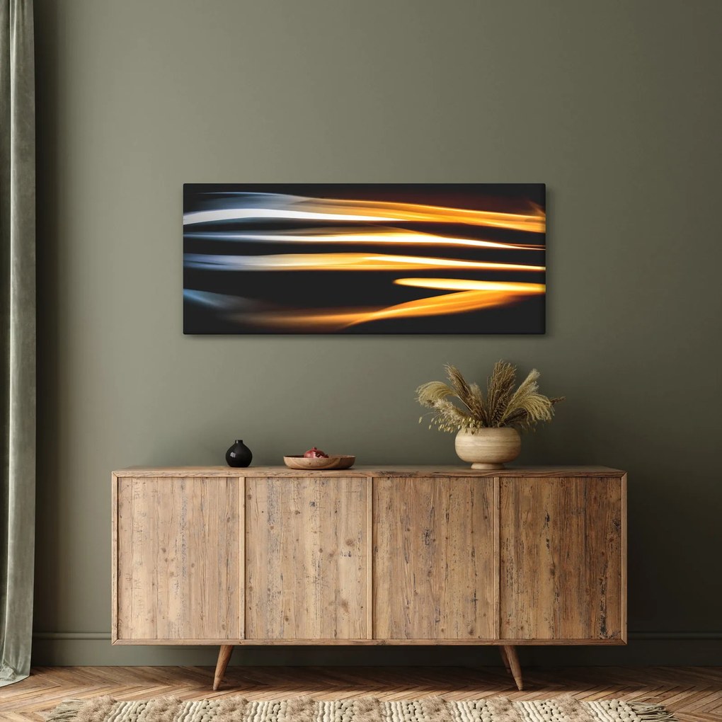 Fekete kép (120x50 cm)