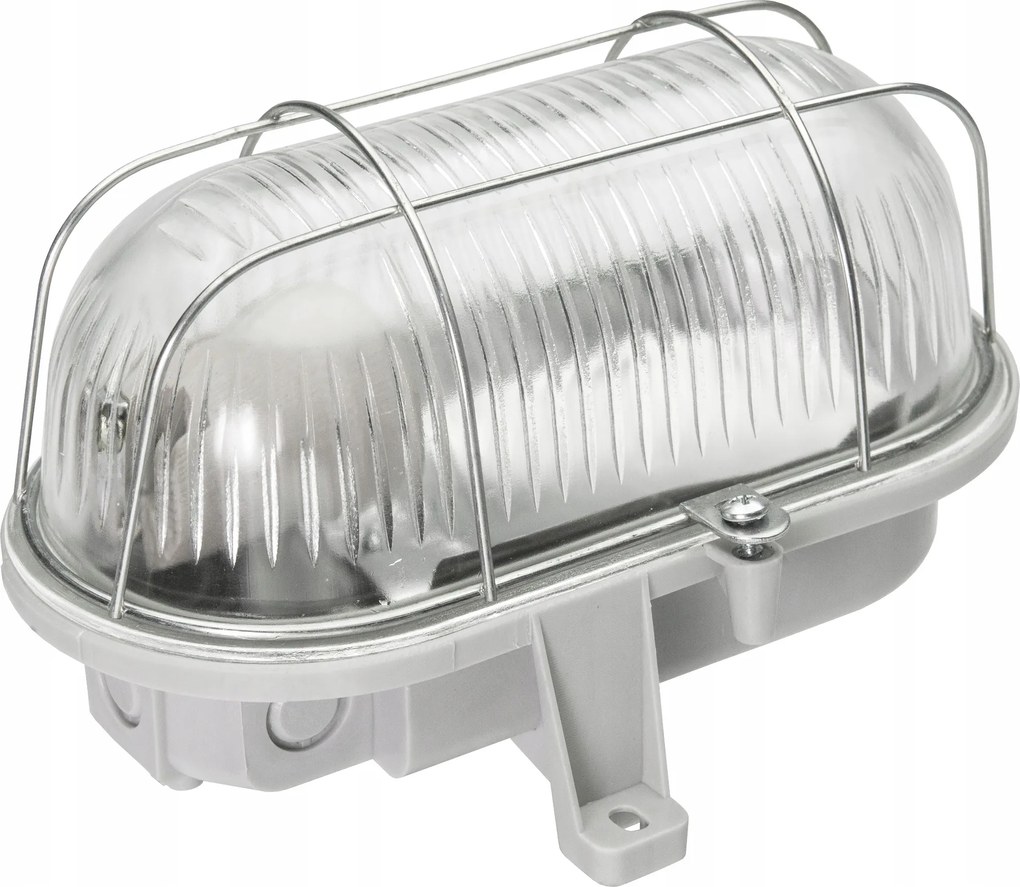 Műhelyi csatorna lámpatest strapabíró OVAL-7063T, E27, 75