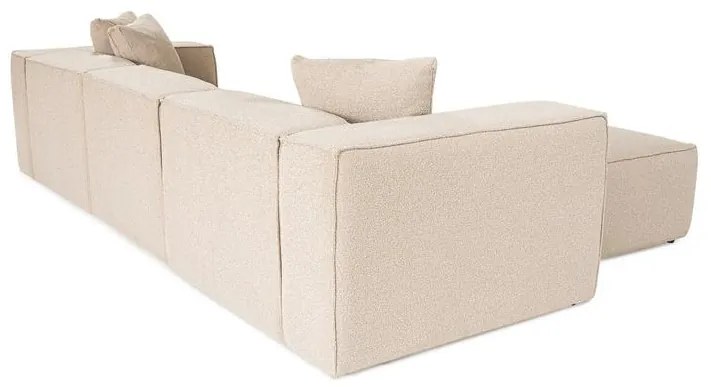 Sarokkanapé Lora (L1-O1-1R-POUFFE ) - Barackszín