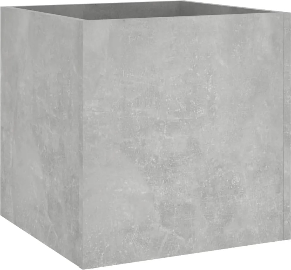 vidaXL betonszürke szerelt fa virágtartó 40 x 40 x 40 cm