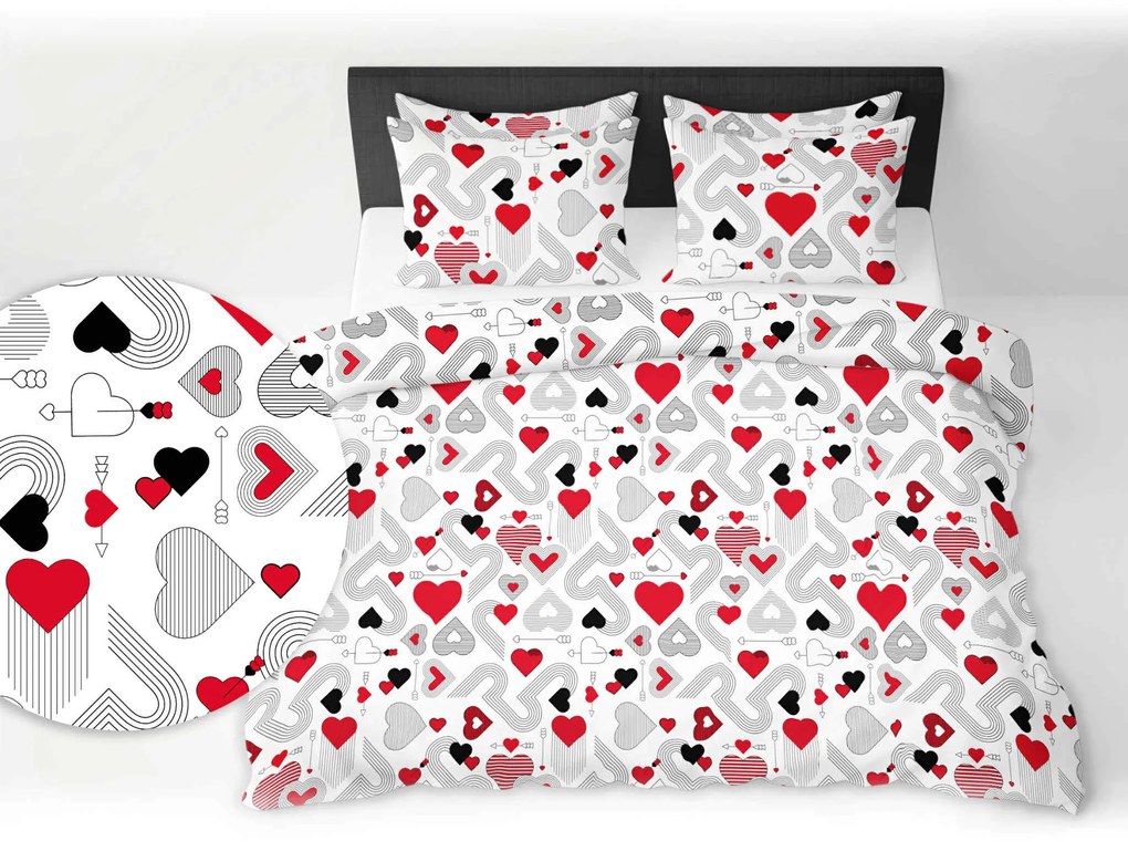 Love dream flanel ágyneműhuzat 200x140cm+90x70cm TiaHome