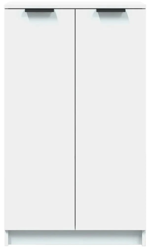 fehér szerelt fa cipősszekrény 59 x 35 x 100,5 cm