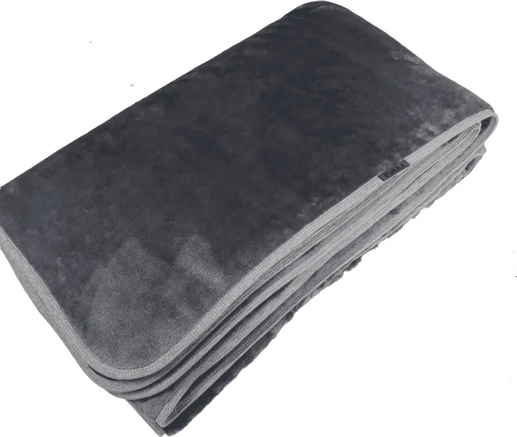 Fehér fleece pléd – puha, könnyű takaró otthonra és utazáshoz