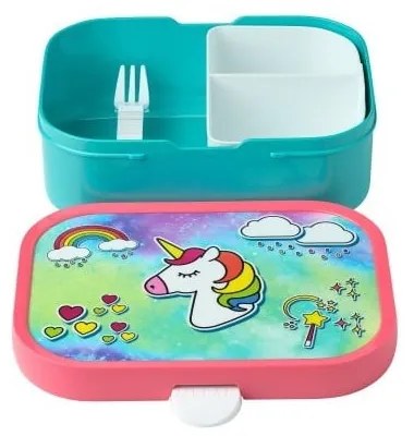 Unicorn gyerek uzsonnásdoboz és vizespalack szett - Mepal