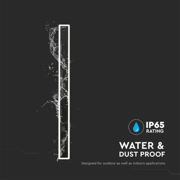 LED Kültéri fali lámpa LED/17W/230V 3000K IP65 fekete