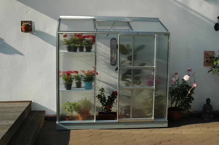 üvegház VITAVIA IDA 1300 PC 4 mm ezüst színű LG218