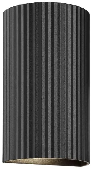 Brilliant - Fali lámpa UNDULA 2xGU10/10W/230V fekete