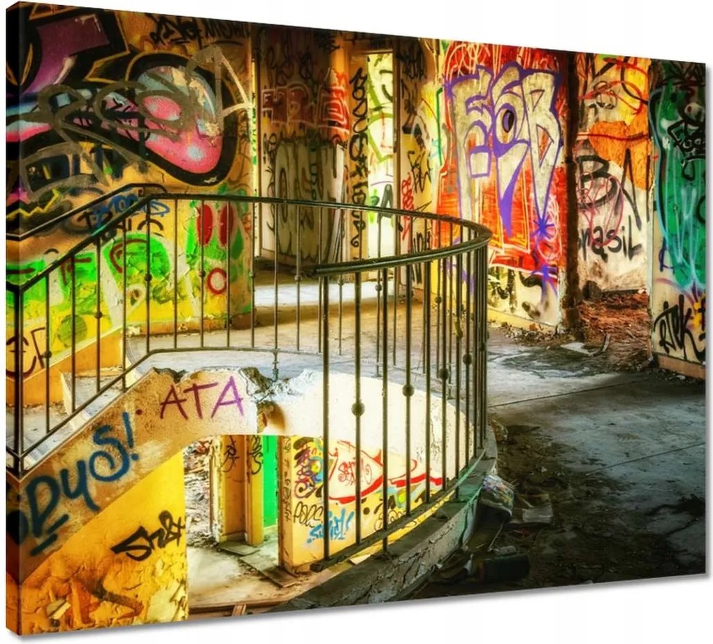 Vászonkép 50x40 Graffitti falfestmény