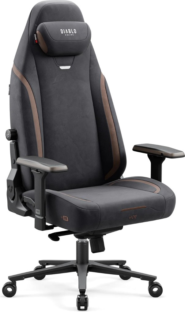 Gamer szék fekete puha Normal Size: Diablo X-Eye 2.0 Soft Black