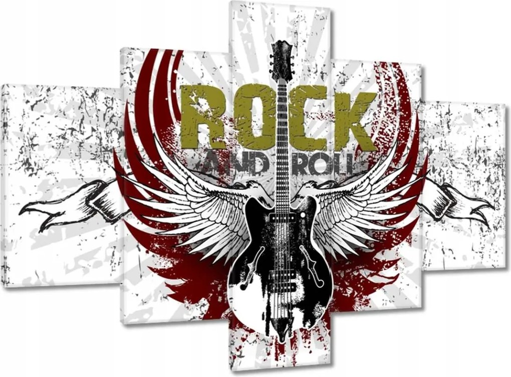 Festmények 100x70 Rock And Roll Gitár