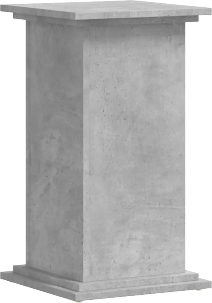 vidaXL betonszürke szerelt fa növényállvány 33 x 33 x 60 cm