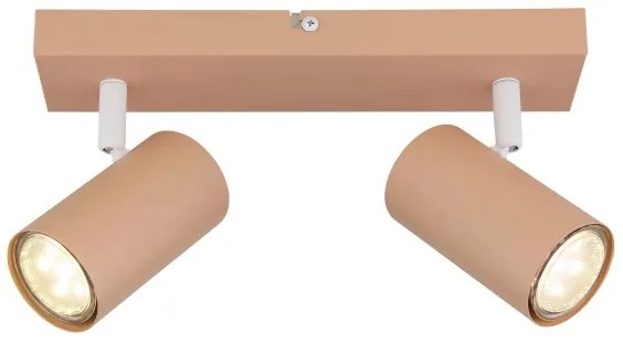 Globo 57911-2P - spotlámpa ROBBY 2xGU10/25W/230V narancs