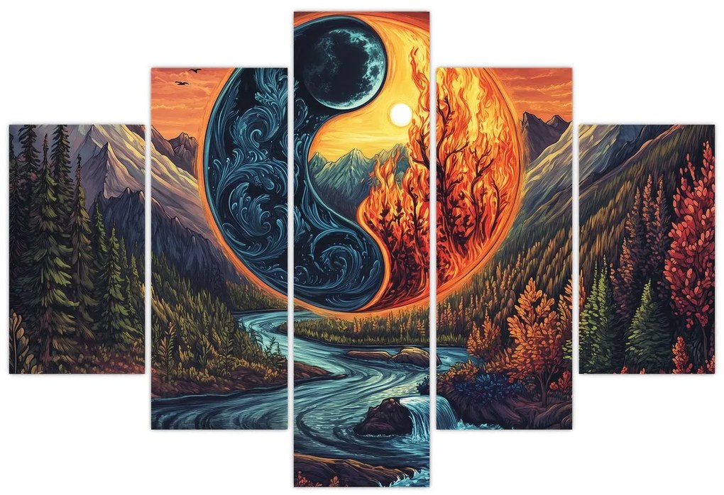Kép - Elemi erők (150x105 cm)