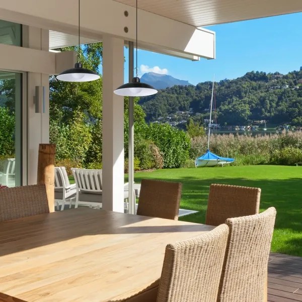 KÉSZLET 2x LED napelemes függesztett lámpa LED/6W/3,7V 2000 mAh IP44 + DO