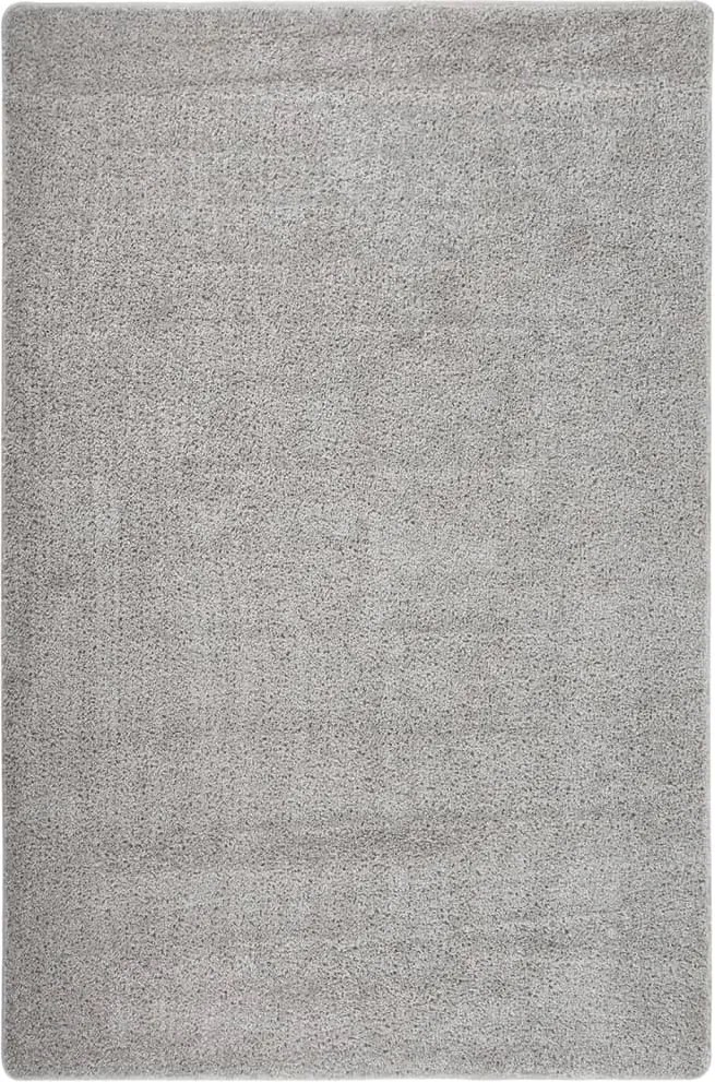 vidaXL világosszürke csúszásmentes bozontos szőnyeg 200 x 290 cm