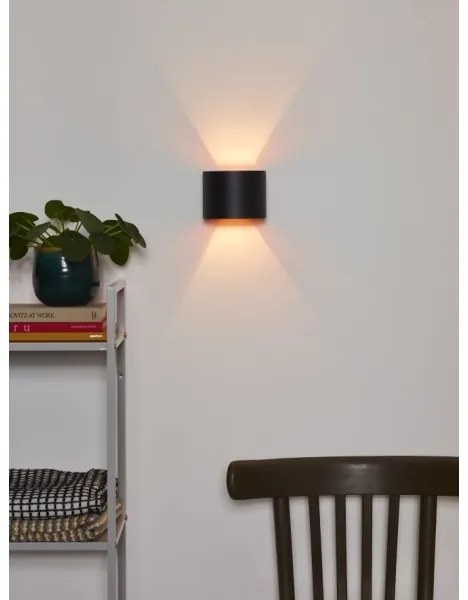 Lucide 09218/04/30 - LED Fali lámpa XIO 1xG9/4W/230V fekete