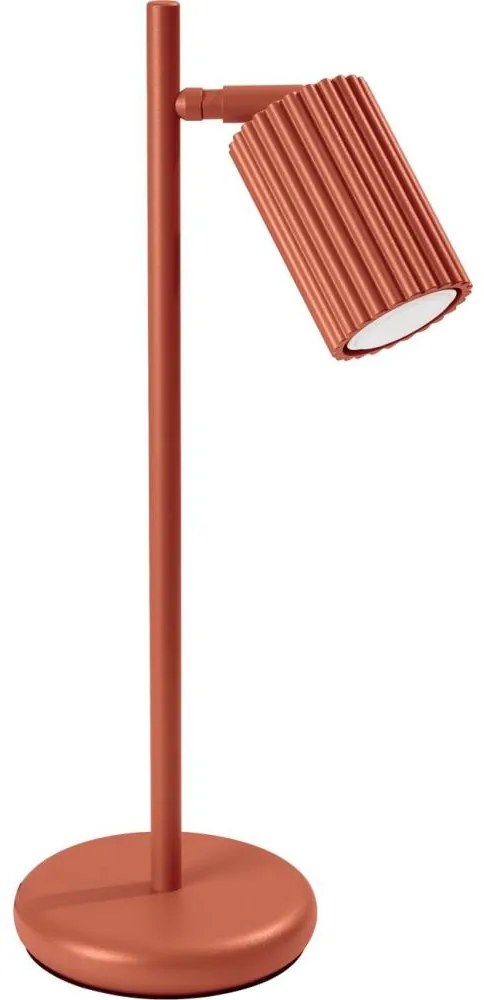 Sollux SL.1643 - Asztali lámpa KARBON 1xGU10/10W/230V piros