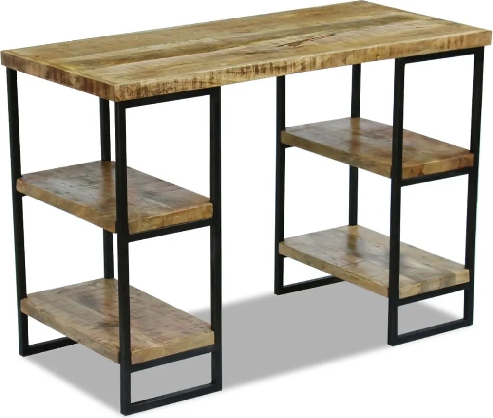 vidaXL mangófa íróasztal 110 x 50 x 76 cm