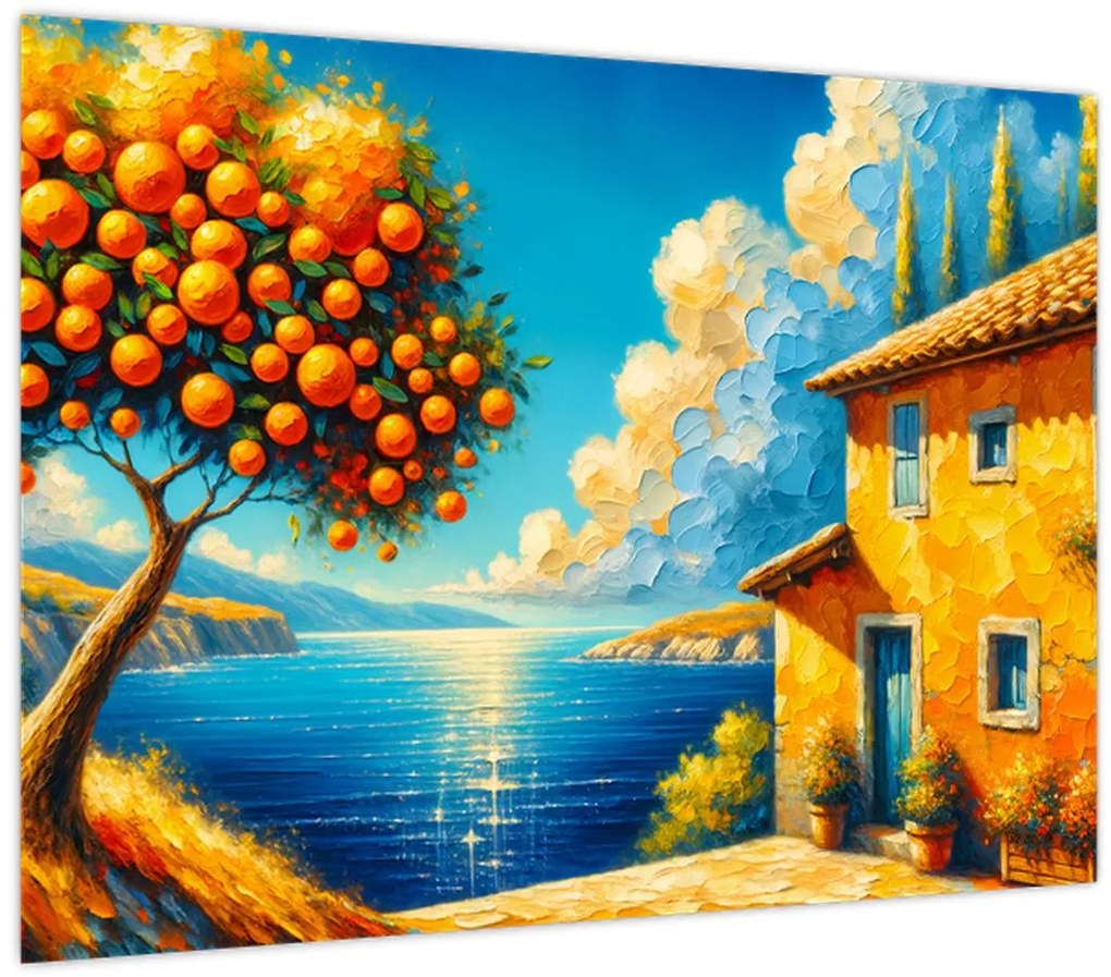 Kép - Ház narancsokkal II. (70x50 cm)