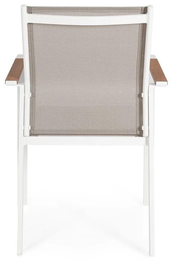 Fehér fém kerti szék szett 4 db-os Heta – Bizzotto