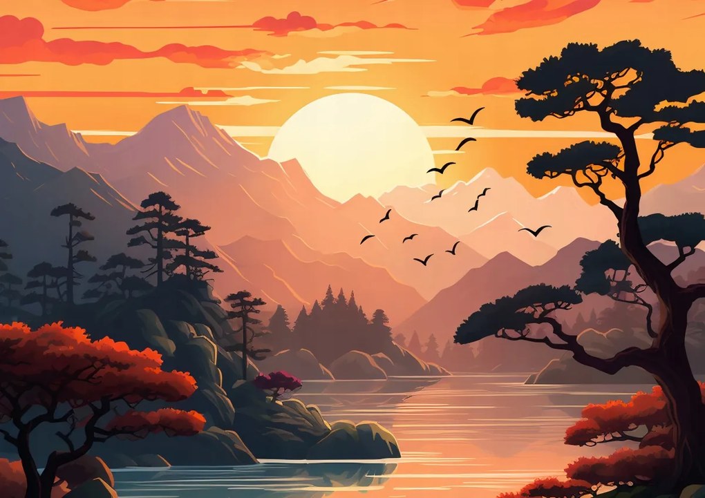 Poszter 42x29,7cm Arany Nyugat