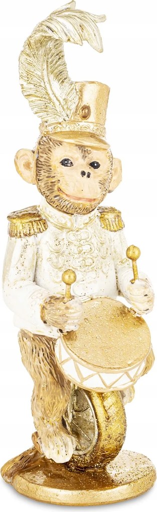 Karácsonyi figura Majom figura dob dekoráció Karácsonyi dekoráció