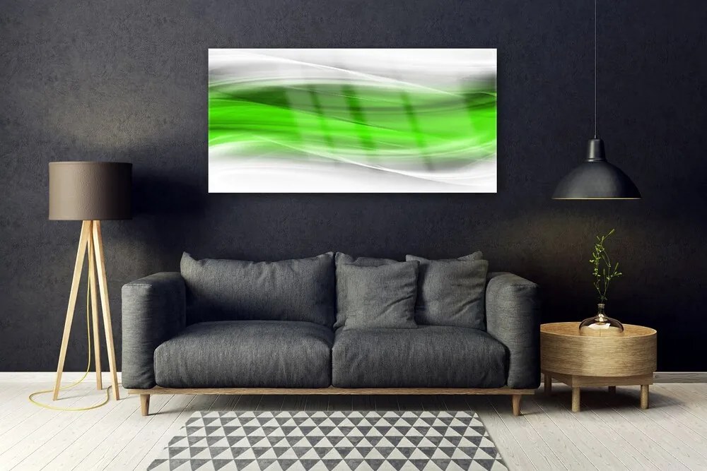 Fali üvegkép absztrakció Graphics 140x70 cm 2 fogas
