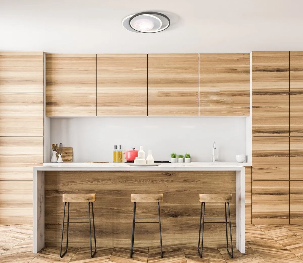 Italux modern mennyezeti lámpa desulo fekete itxplf-02727-m-bk