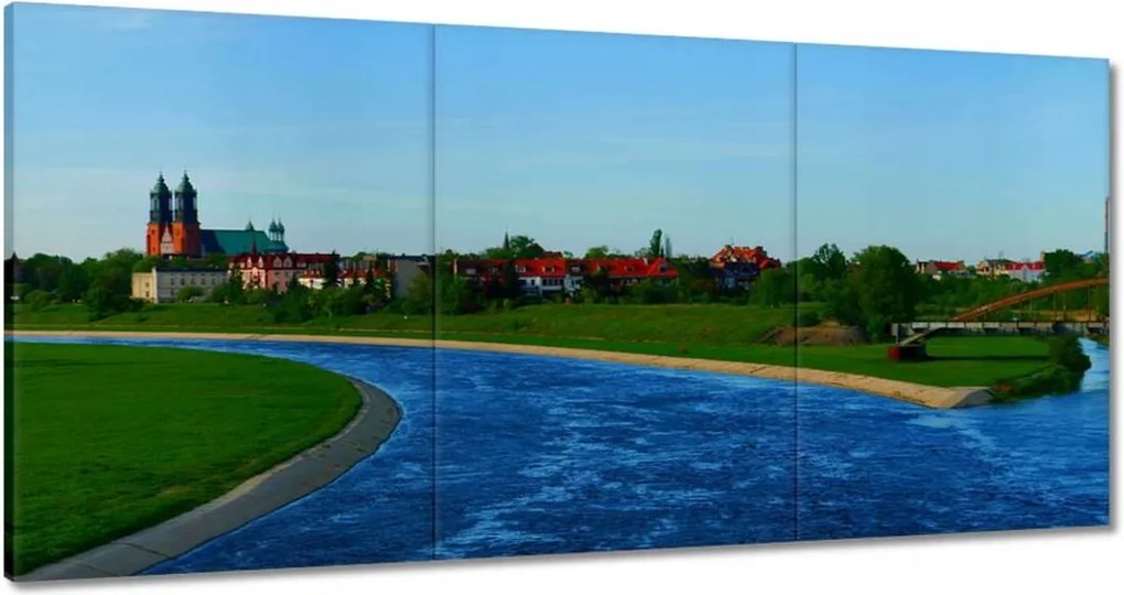 Festmények 180x90 Poznań Panorama