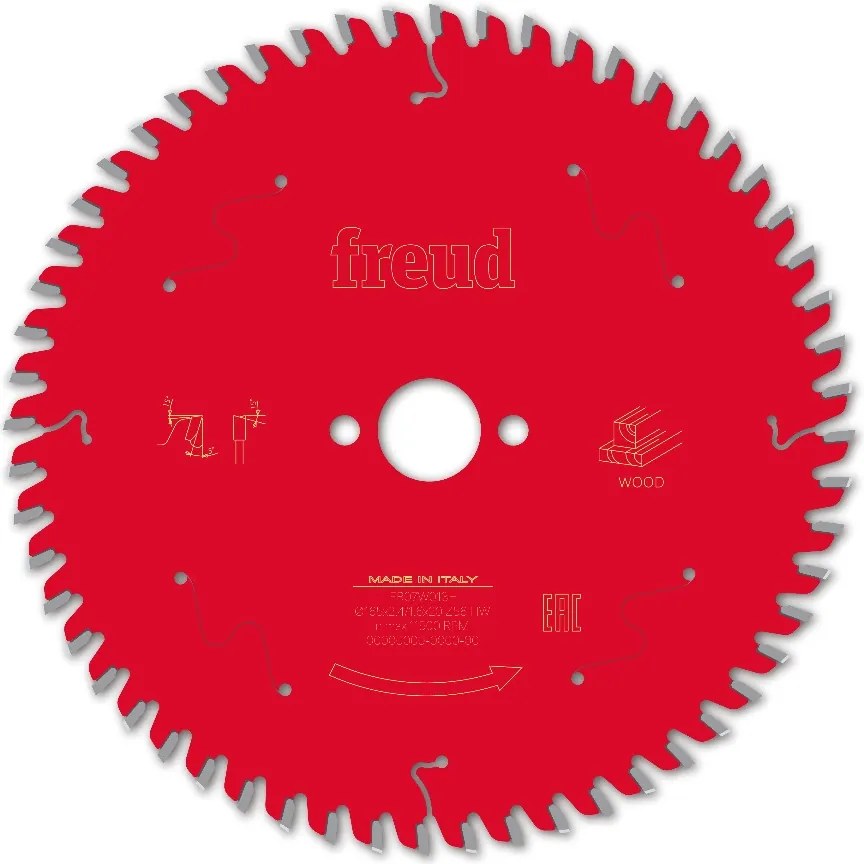Freud Fa rétegelt lemez fűrész 165x20x56Z keresztirányú vágás