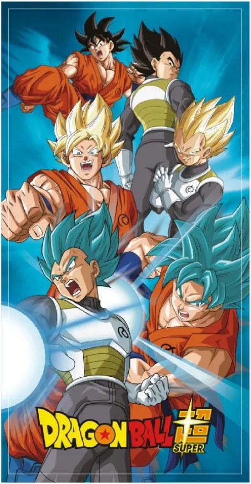 Dragon Ball Battle Masters fürdőlepedő, strand törölköző 70x140cm (Fast Dry)