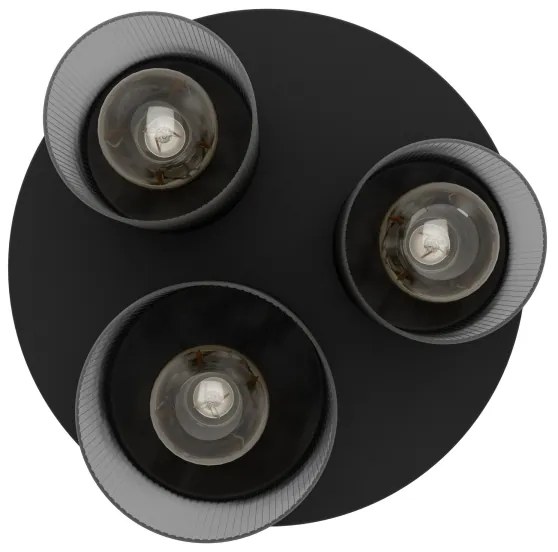 Eglo 901161 - Mennyezeti lámpa COLOMERA 3xE27/40W/230V szürke