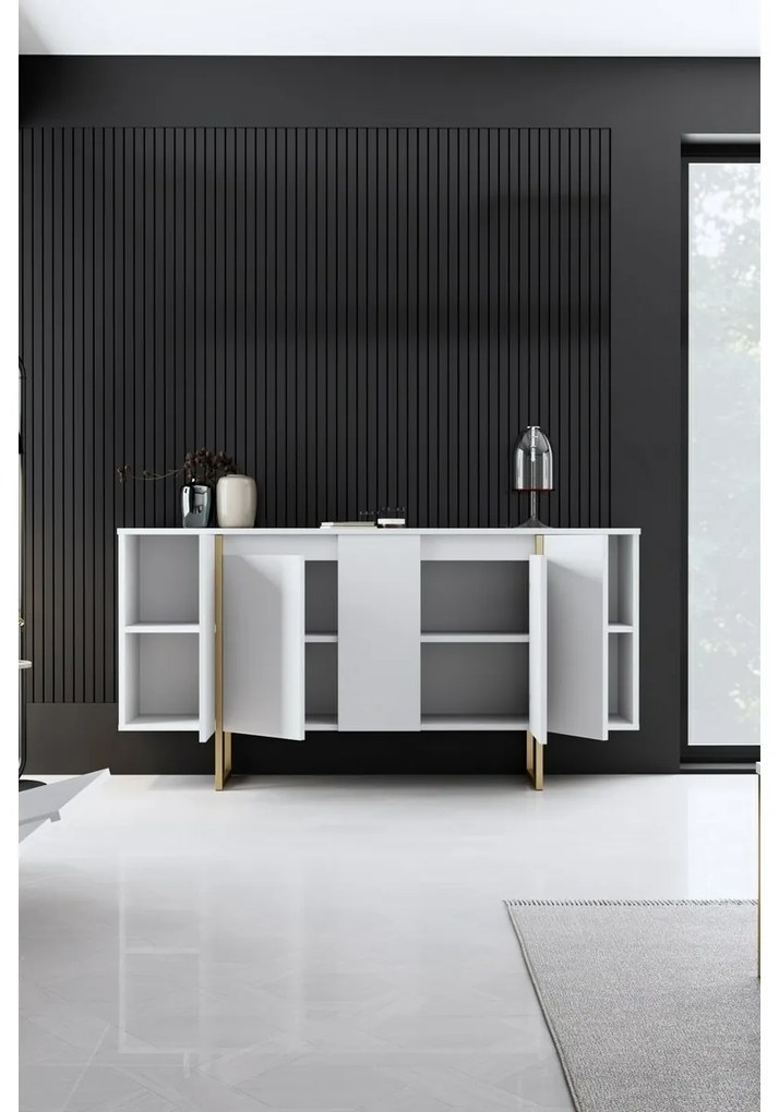 Luxe White and Gold szekrény