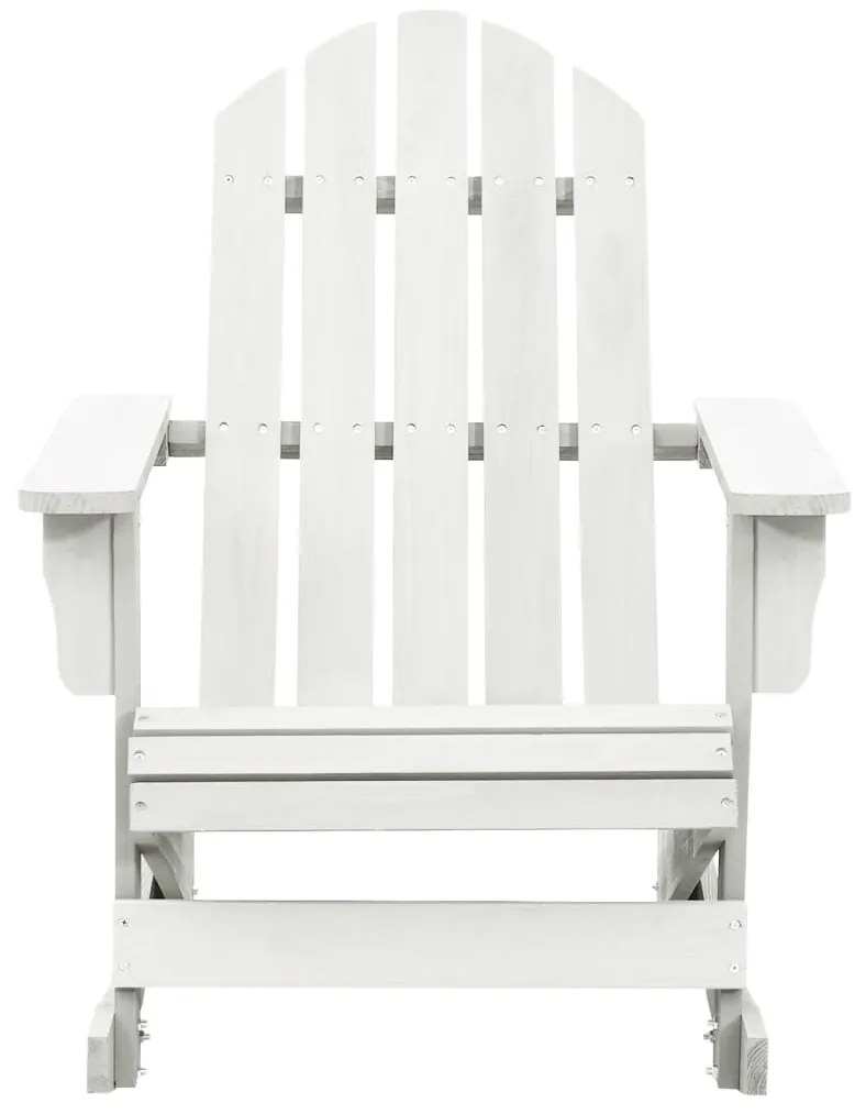 vidaXL fehér kerti fa hintaszék