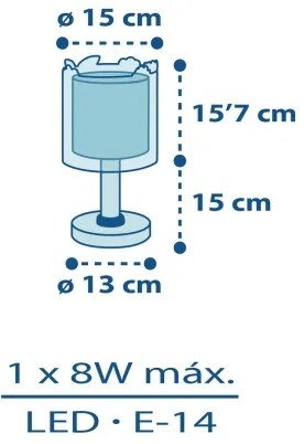 Dalber D-76111 - Gyerek lámpa MY LITTLE JUNGLE 1xE14/8W/230V