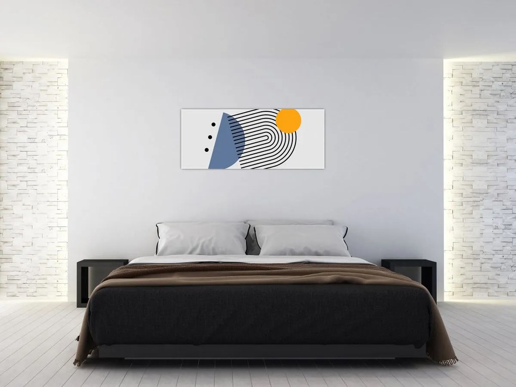 Kép - Minimalista absztrakció N⁰2 (120x50 cm)