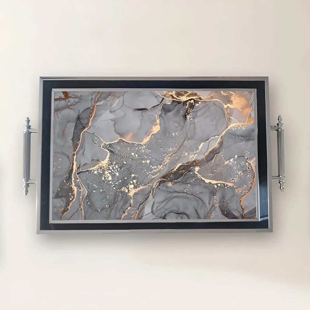 Üveg tálca, 38×24 cm – TPG9874