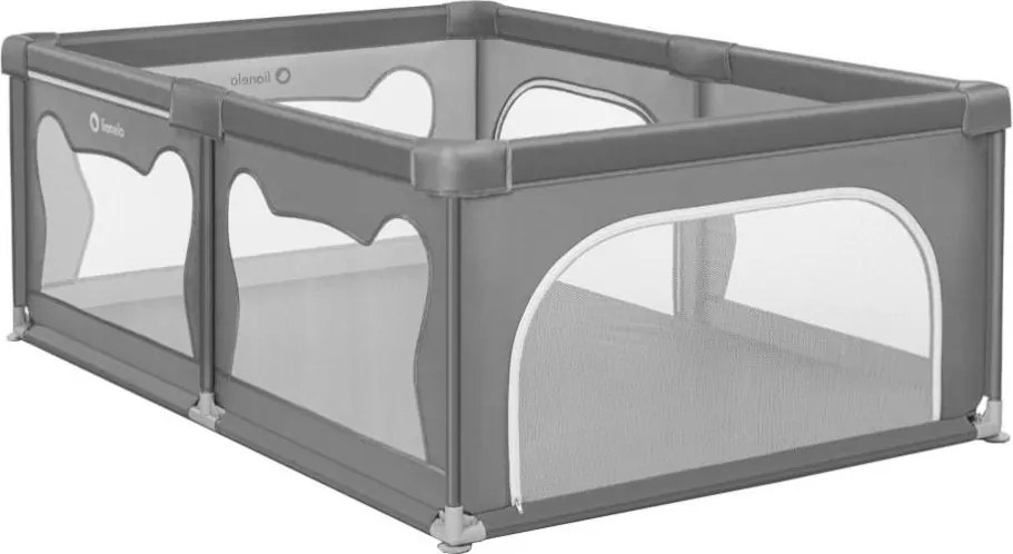 Lionelo - WILLOW szürke játszókarám