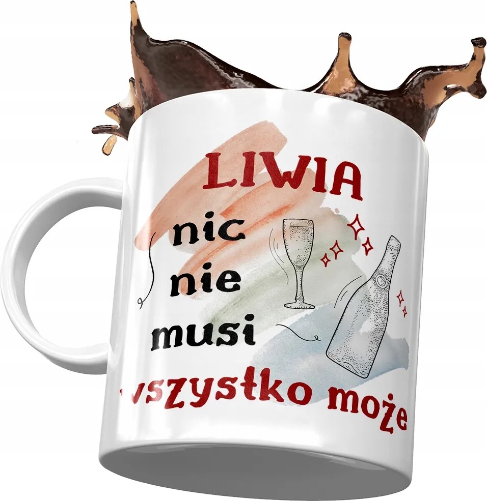 Bögre Lívia Barátnő Feleség Nyomtatott Fotóval