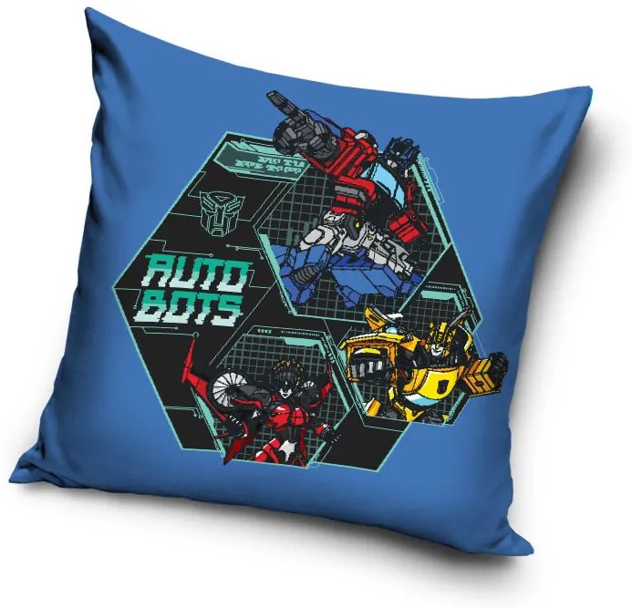 Transformers Autobots Blue párnahuzat 40x40 cm Velúr