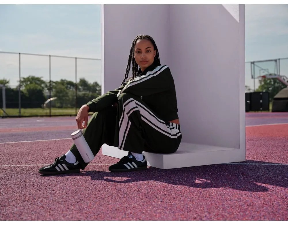 Fehér rozsdamentes acél termosz 470 ml IceFlow™ Bottle Twist Flip Frost – Stanley