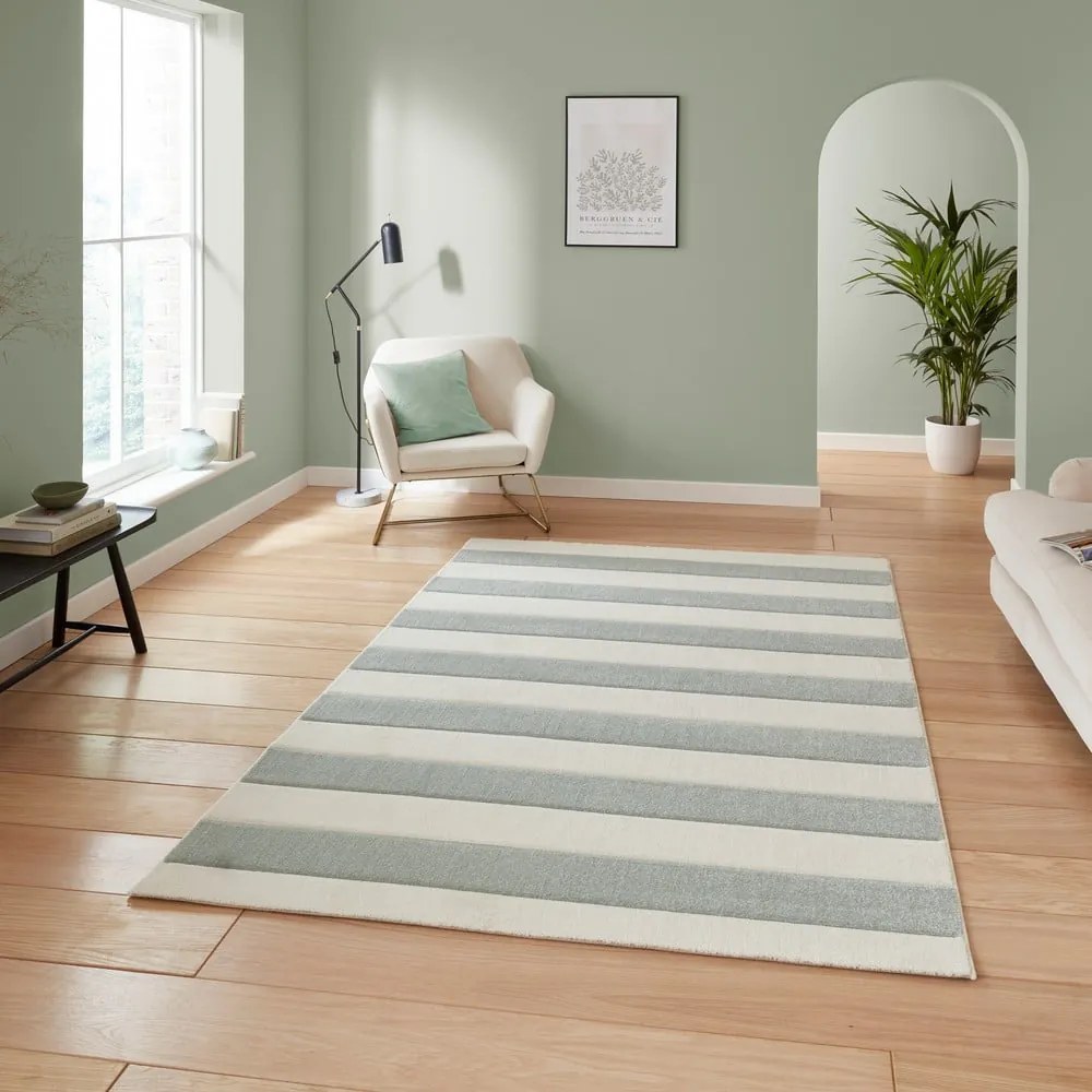 Mentazöld szőnyeg 160x230 cm Cove Stripe – Catherine Lansfield