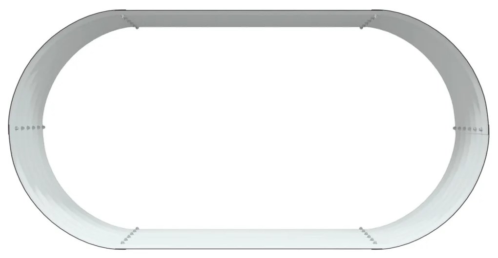 Kerti magaságyás Barna 160 x 80 x 44 cm Acél