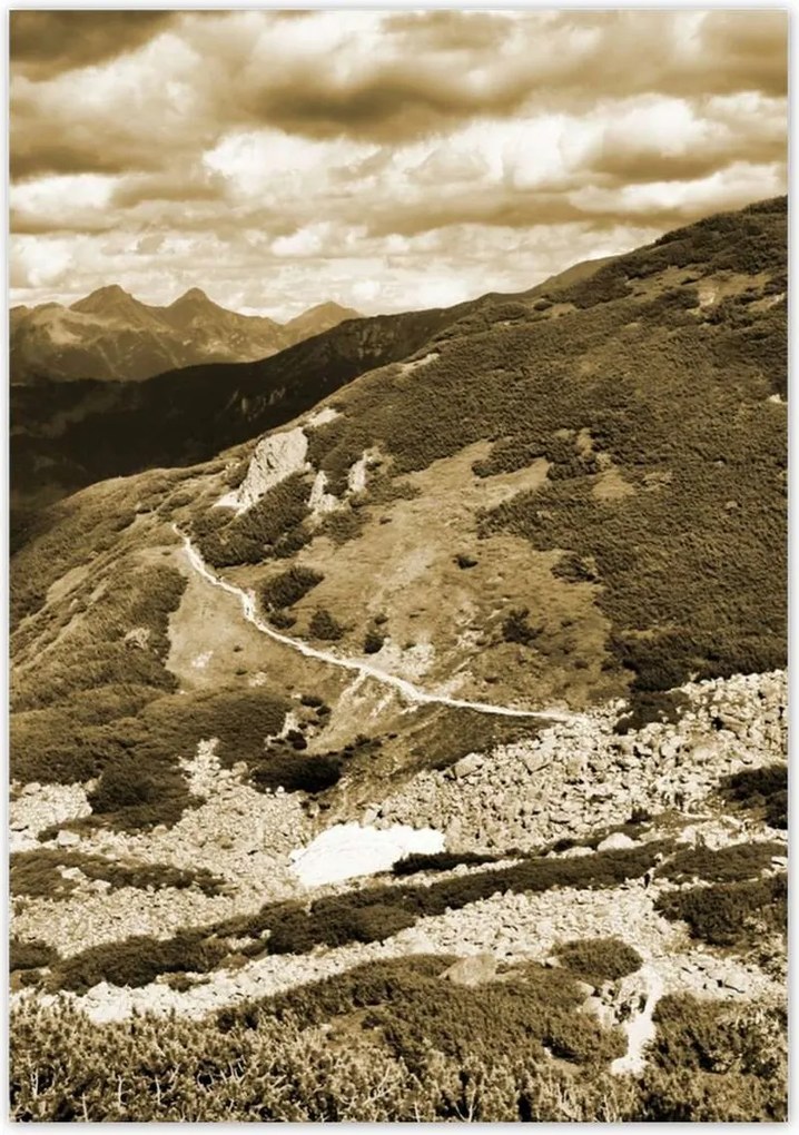 Poszterek 70x100 Tátra Lengyel hegyek Kilátás