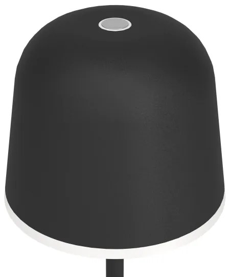 Eglo 900457-LED Dimmelhető kültéri lámpa MANNERA 2,2W/5V 1800 mAh fekete IP54